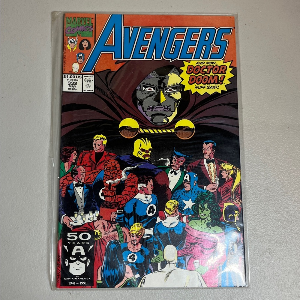 1991 Marvel Avengers Comic Book